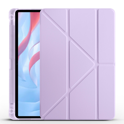 Huawei Honor Pad X9 11.5' Kılıf Zore Tri Folding Kalem Bölmeli Standlı Kılıf - 3