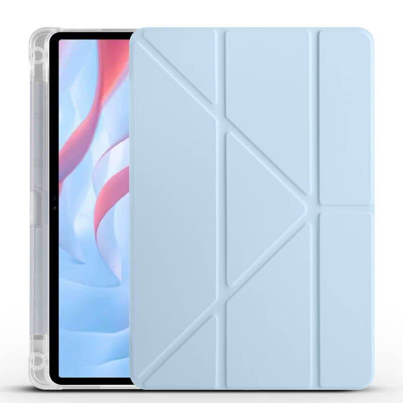 Huawei Honor Pad X9 11.5' Kılıf Zore Tri Folding Kalem Bölmeli Standlı Kılıf - 8
