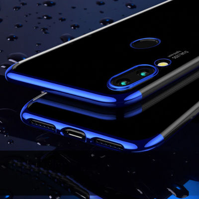 Huawei Honor Play Kılıf Zore Dört Köşeli Lazer Silikon Kapak - 4
