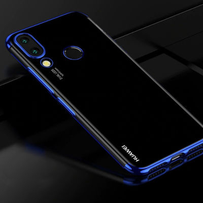 Huawei Honor Play Kılıf Zore Dört Köşeli Lazer Silikon Kapak - 13