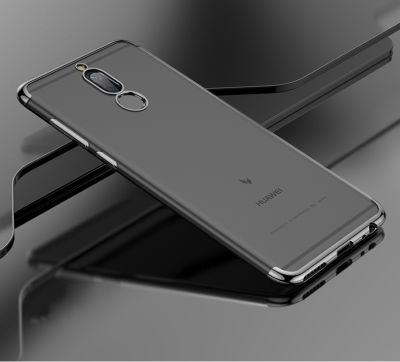 Huawei Mate 10 Lite Kılıf Zore Dört Köşeli Lazer Silikon Kapak - 6