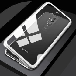 Huawei Mate 20 Lite Kılıf Zore Devrim Mıknatıslı Cam Kapak - 9