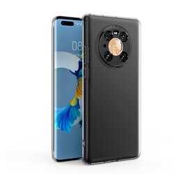 Huawei Mate 40 Pro Case Zore Kamera Korumalı Süper Silikon Cover - 5