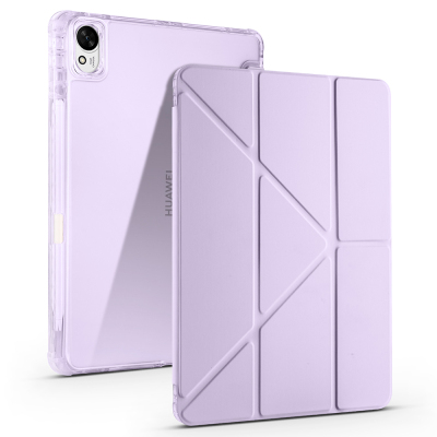 Huawei Matepad 11.5 2025 Kılıf Zore Tri Folding Kalem Bölmeli Standlı Kılıf - 9