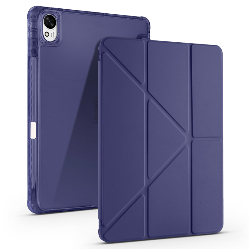 Huawei Matepad 11.5 2025 Kılıf Zore Tri Folding Kalem Bölmeli Standlı Kılıf - 6