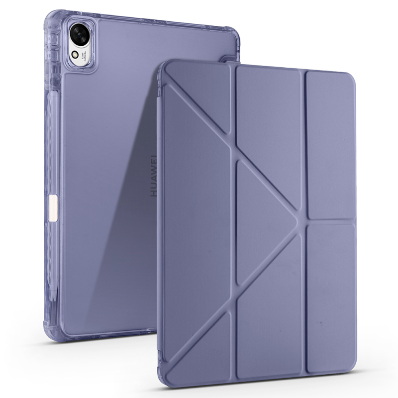 Huawei Matepad 11.5 2025 Kılıf Zore Tri Folding Kalem Bölmeli Standlı Kılıf - 5
