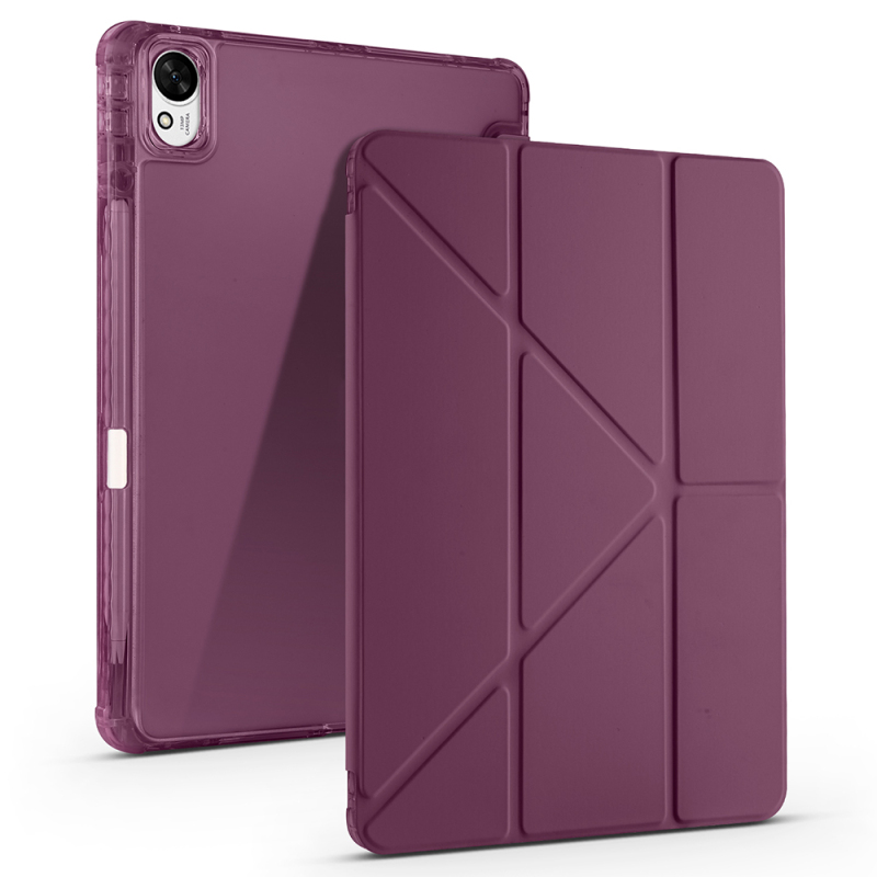 Huawei Matepad 11.5 2025 Kılıf Zore Tri Folding Kalem Bölmeli Standlı Kılıf - 3