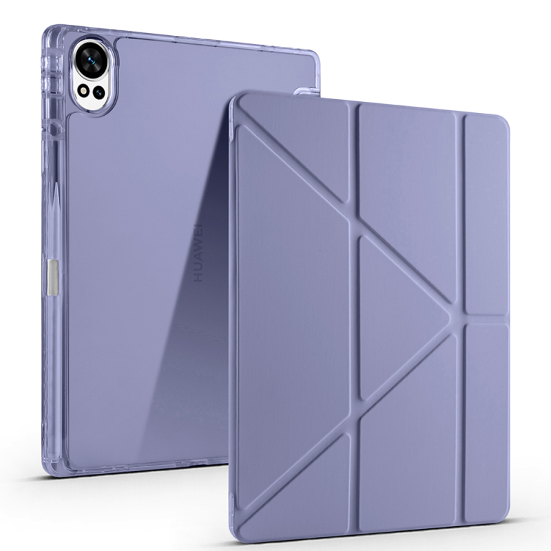 Huawei Matepad 12X Case Zore Tri Folding Stand Case with Pen Compartment - 15