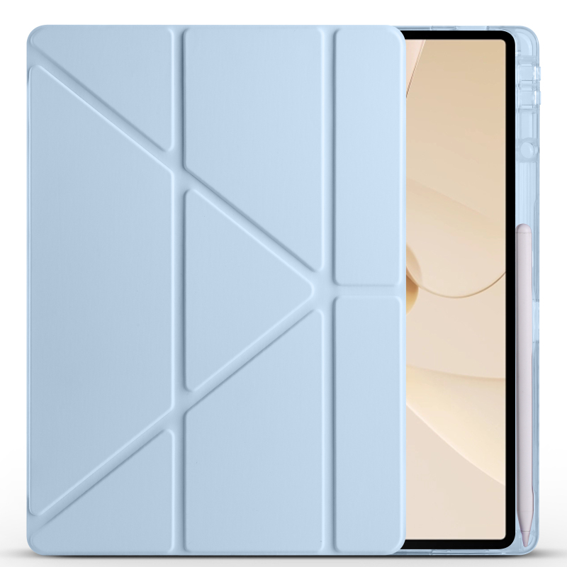 Huawei Matepad 12X Kılıf Zore Tri Folding Kalem Bölmeli Standlı Kılıf - 6