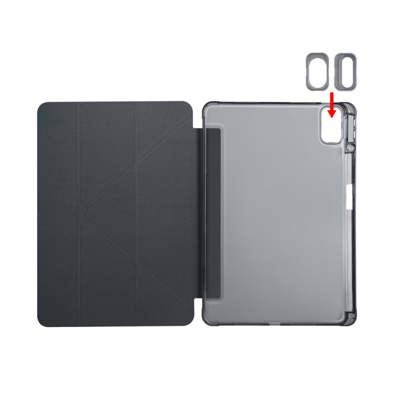 Huawei Matepad SE 11 Case Zore Tri Folding Stand Case with Pen Compartment - 12