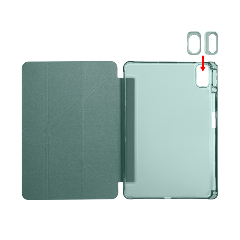 Huawei Matepad SE 11 Case Zore Tri Folding Stand Case with Pen Compartment - 33