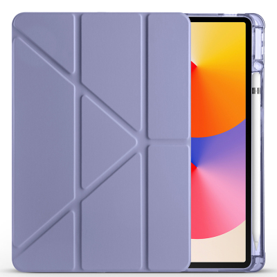 Huawei Matepad SE 11 Kılıf Zore Tri Folding Kalem Bölmeli Standlı Kılıf - 59
