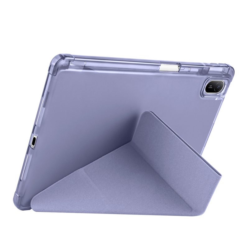 Huawei Matepad SE 11 Kılıf Zore Tri Folding Kalem Bölmeli Standlı Kılıf - 62
