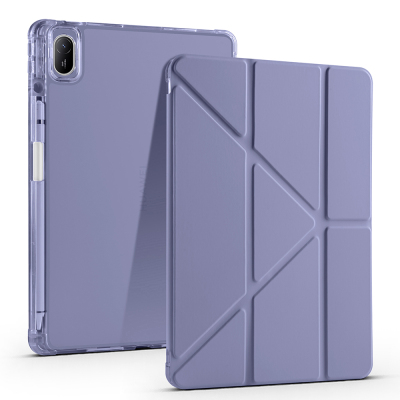 Huawei Matepad SE 11 Kılıf Zore Tri Folding Kalem Bölmeli Standlı Kılıf - 9