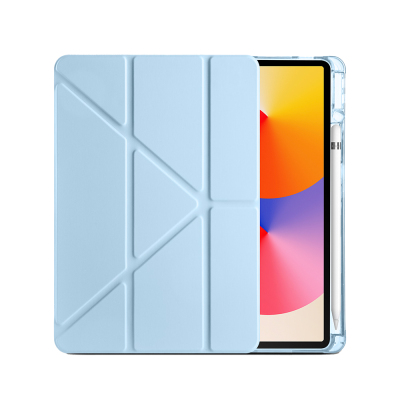 Huawei Matepad SE 11 Kılıf Zore Tri Folding Kalem Bölmeli Standlı Kılıf - 18