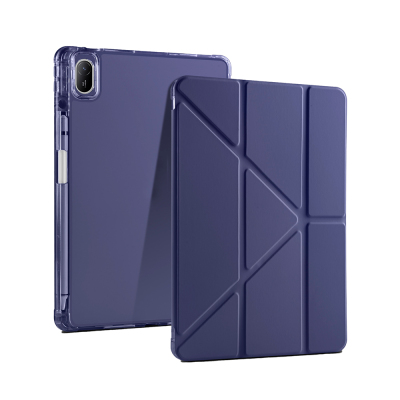 Huawei Matepad SE 11 Kılıf Zore Tri Folding Kalem Bölmeli Standlı Kılıf - 24
