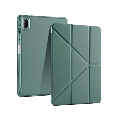 Huawei Matepad SE 11 Kılıf Zore Tri Folding Kalem Bölmeli Standlı Kılıf - 6