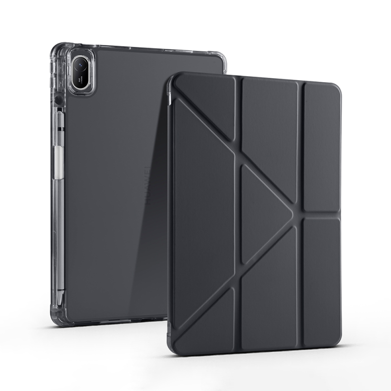 Huawei Matepad SE 11 Kılıf Zore Tri Folding Kalem Bölmeli Standlı Kılıf - 3