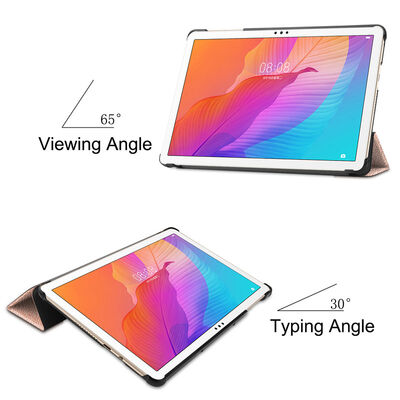 Huawei MatePad T10S Zore Smart Cover Standlı 1-1 Kılıf - 2
