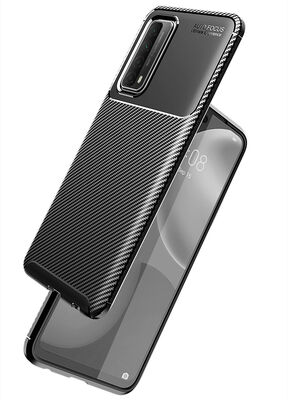 Huawei P Smart 2021 Case Zore Negro Silicon Cover - 3