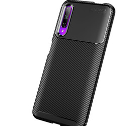 Huawei P Smart Pro 2019 Case Zore Negro Silicon Cover - 10