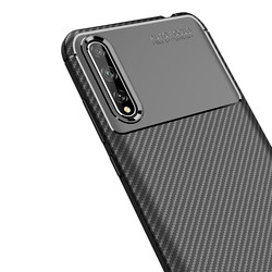 Huawei P Smart S (Y8P) Case Zore Negro Silicon Cover - 6