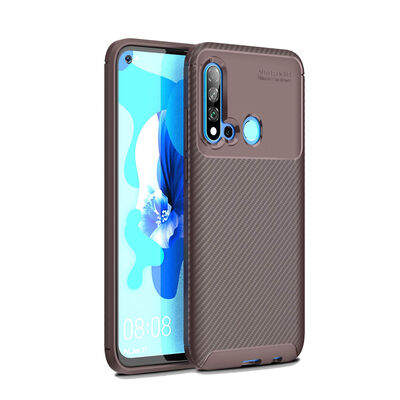 Huawei P20 Lite 2019 Case Zore Negro Silicon Cover - 1