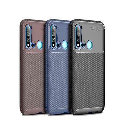 Huawei P20 Lite 2019 Case Zore Negro Silicon Cover - 2