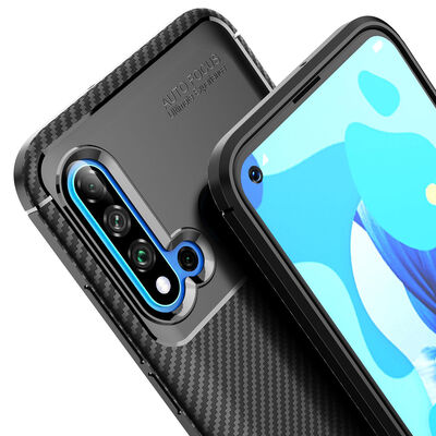 Huawei P20 Lite 2019 Case Zore Negro Silicon Cover - 7