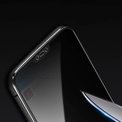 Huawei P20 Lite Zore New 5D Privacy Temperli Ekran Koruyucu - 5