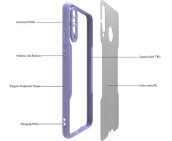 Huawei P30 Lite Case Zore Parfe Cover - 4