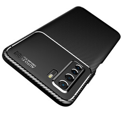 Huawei P40 Lite 5G Case Zore Negro Silicon Cover - 4