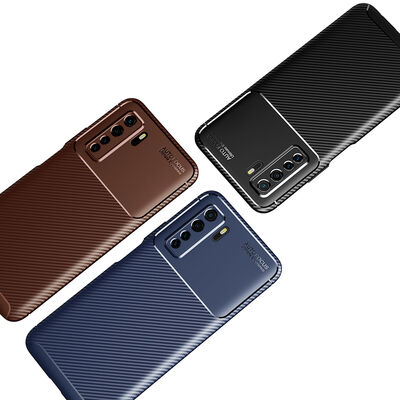 Huawei P40 Lite 5G Case Zore Negro Silicon Cover - 5