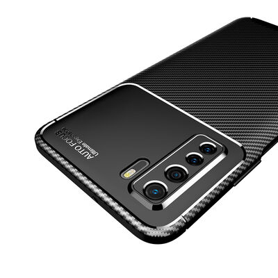 Huawei P40 Lite 5G Case Zore Negro Silicon Cover - 8