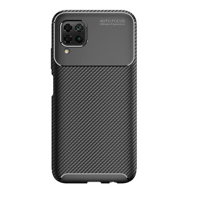 Huawei P40 Lite Case Zore Negro Silicon Cover - 5