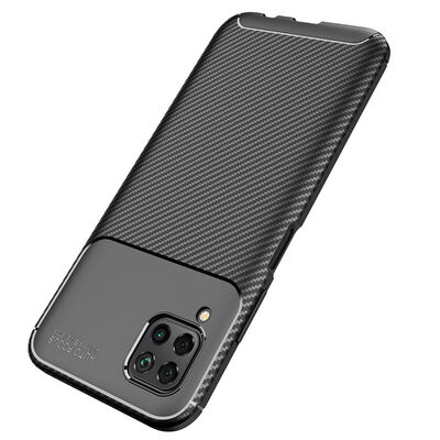 Huawei P40 Lite Case Zore Negro Silicon Cover - 6