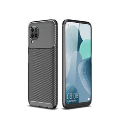 Huawei P40 Lite Case Zore Negro Silicon Cover - 10