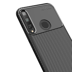 Huawei P40 Lite E Case Zore Negro Silicon Cover - 4