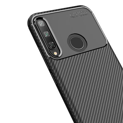 Huawei P40 Lite E Case Zore Negro Silicon Cover - 4
