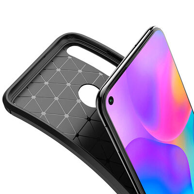 Huawei P40 Lite E Case Zore Negro Silicon Cover - 8