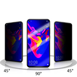 Huawei P40 Lite E Zore New 5D Privacy Temperli Ekran Koruyucu - 3