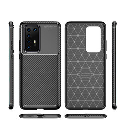 Huawei P40 Pro Case Zore Negro Silicon Cover - 9