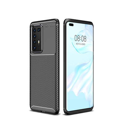 Huawei P40 Pro Case Zore Negro Silicon Cover - 11