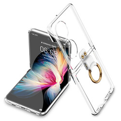 Huawei P50 Pocket Case Zore Ringed Kıpta Cover - 12