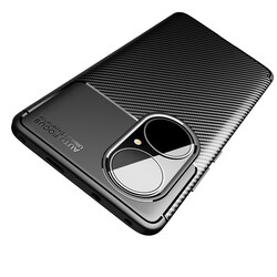 Huawei P50 Pro Case Zore Negro Silicon Cover - 4