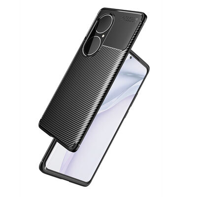 Huawei P50 Pro Case Zore Negro Silicon Cover - 5