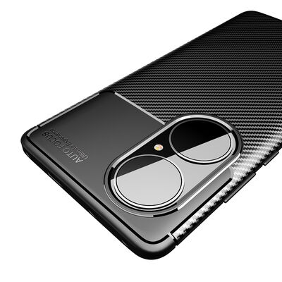 Huawei P50 Pro Case Zore Negro Silicon Cover - 10