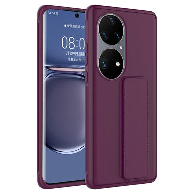 Huawei P50 Pro Case Zore Qstand Cover - 1