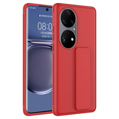 Huawei P50 Pro Case Zore Qstand Cover - 6