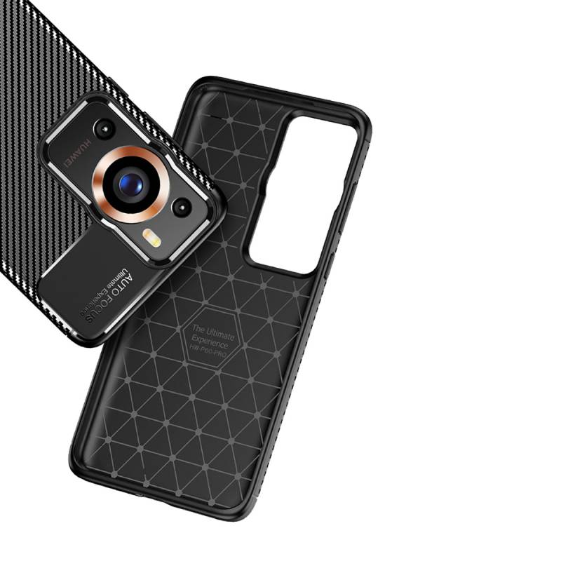 Huawei P60 Pro Case Zore Negro Silicone Cover - 3